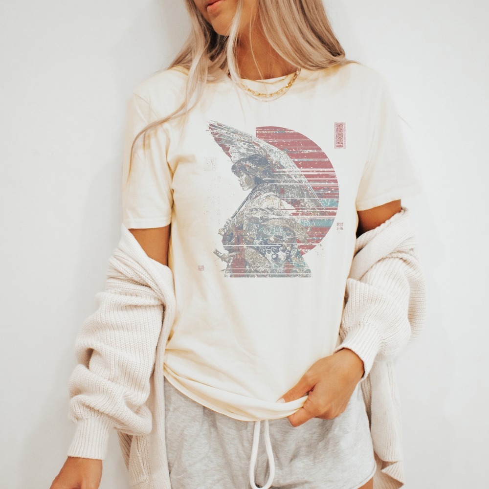 Intricate Mind Profile Graphic Tee Asian Art Style